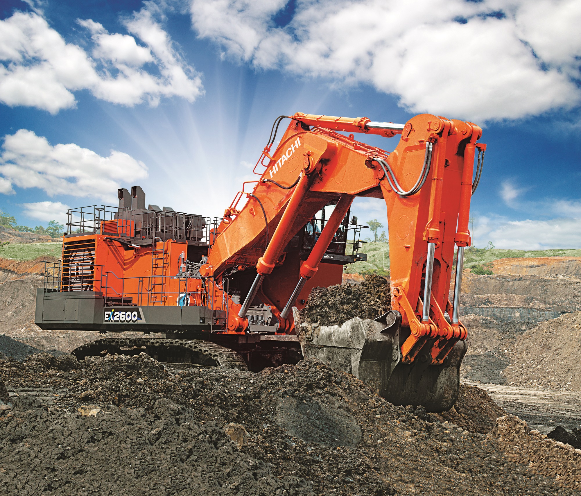 Новая модель горного экскаватора Hitachi EX2600-7